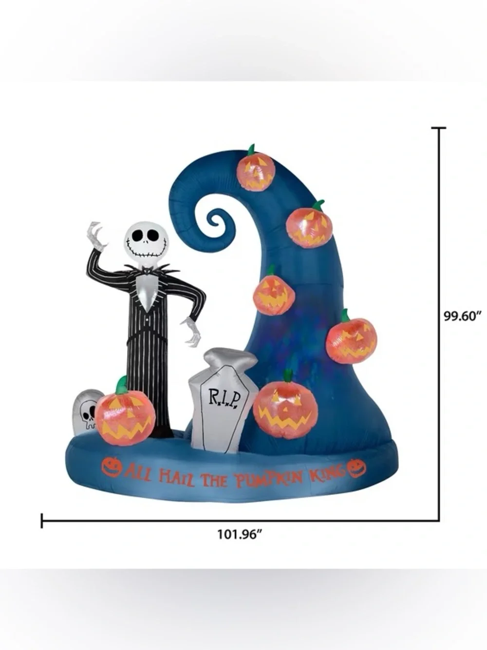 Disney 8.5' Pre-Lit Nightmare Before Christmas Inflatable